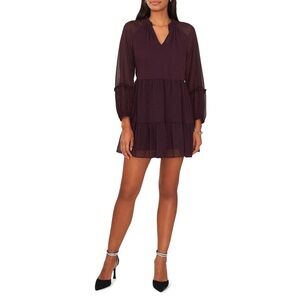 MSK Women's Chiffon Mini Shift Dress